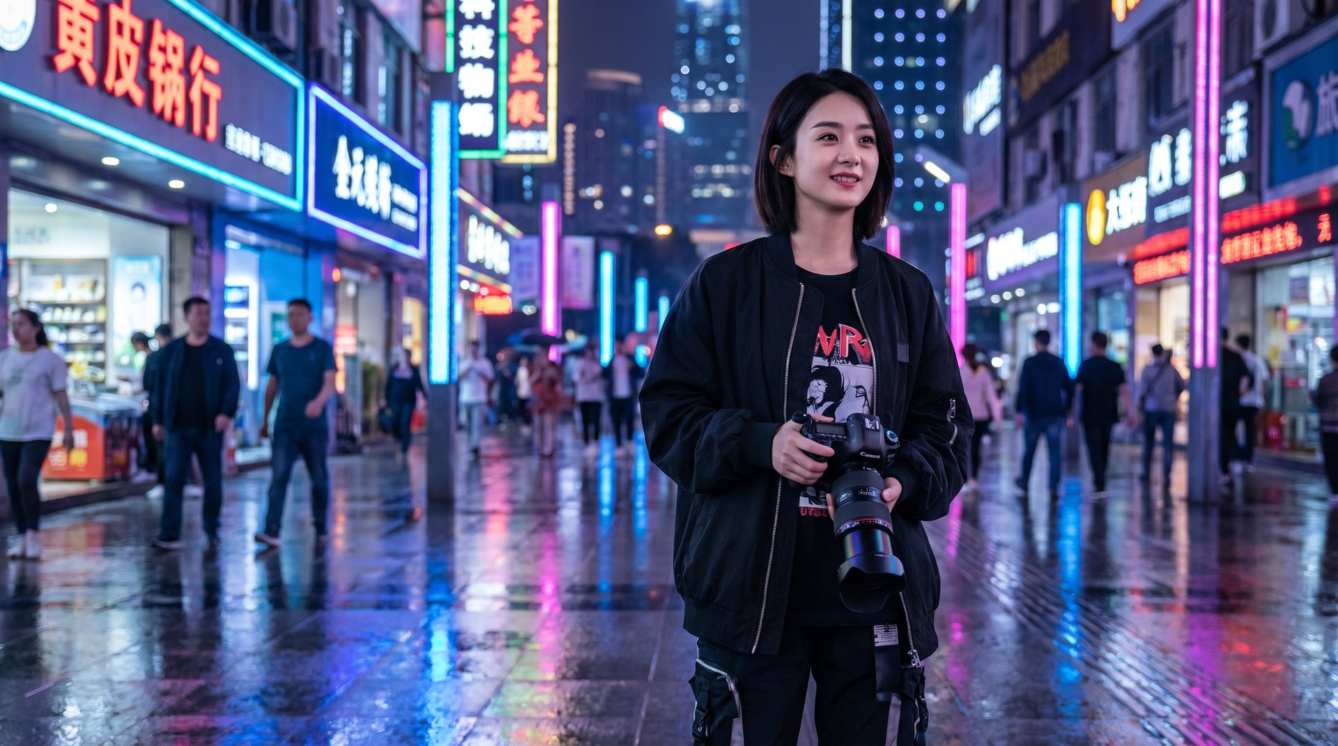 国产城市夜景短视频